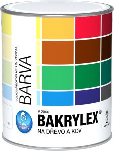 Bakrylex Univerzál lesk V2066 barva na dřevo a kov, 0445 středně modrá, 700 g