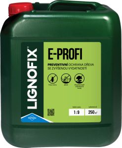 Obrázek 1. produktu Lignofix E-profi prevence proti hmyzu, plísním, houbám, hnědý, 5 kg
