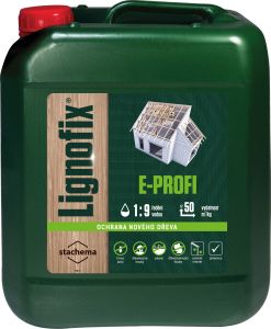 Lignofix E-profi prevence proti hmyzu, plísním, houbám, hnědý, 5 kg