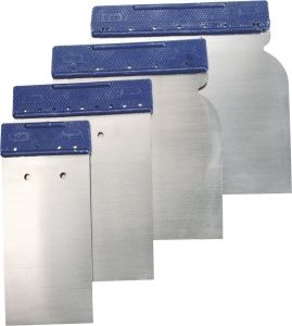 Spokar sada tmelících stěrek, 5 - 8 - 10 - 12 cm, 4 kusy