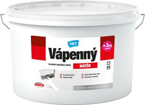 HET vápenný nátěr, bílý, 12+3 kg
