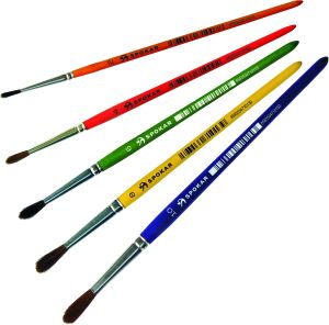 Spokar 7102 školní štětec, č. 4, balení 10 ks