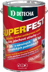 Detecha Superfest základní i vrchní barva na kov, červenohnědá, 5 kg