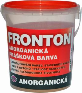 Fronton prášková barva do stavebních směsí malt a betonů, 0261 středně hnědá, 800 g