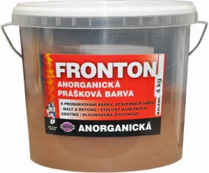 Fronton prášková barva do stavebních směsí malt a betonů, 0281 tmavě hnědá, 4 kg