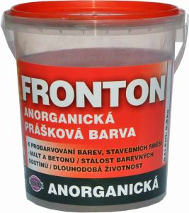 Fronton prášková barva do stavebních směsí malt a betonů, 0281 tmavě hnědá, 800 g