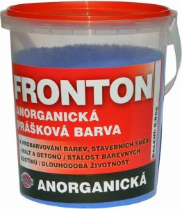 Fronton prášková barva do stavebních směsí malt a betonů, 0452 modrá, 800 g