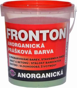 Fronton prášková barva do stavebních směsí malt a betonů, 0551 zelená, 800 g