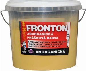 Fronton prášková barva do stavebních směsí malt a betonů, 0651 žlutá, 4 kg