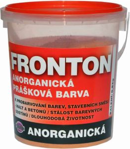 Fronton prášková barva do stavebních směsí malt a betonů, 0731 cihlová červeň, 800 g