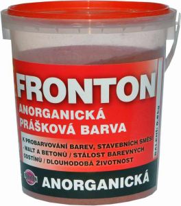 Fronton prášková barva do stavebních směsí malt a betonů, 0847 tmavě červená, 800 g