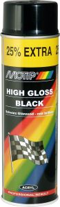 Motip 04005 sprej, univerzální autobarva, černá lesk, 500 ml