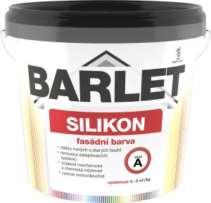 BARLET silikon fasádní barva bílá báze A, 10 kg