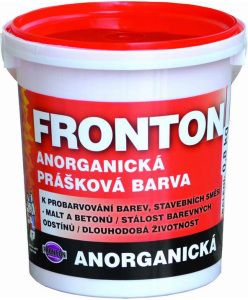 Fronton prášková barva do stavebních směsí malt a betonů, 0610 světle žlutá, 800 g