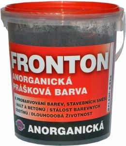 Fronton prášková barva do stavebních směsí malt a betonů, 0199 černá, 800 g