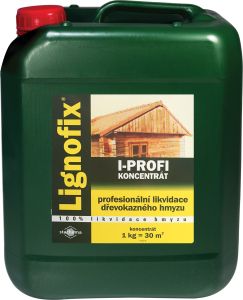 Lignofix I-profi likvidace dřevokazného hmyzu, zelený, 5 kg