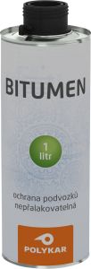 Polykar Bitumen nástřik podvozku aut, kartuše, černý, 1 l