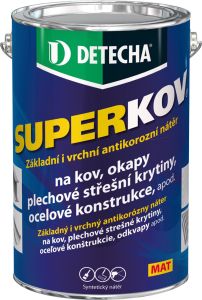 Detecha Superkov základní i vrchní barva na kov, červenohnědá mat, 5 kg