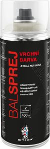 BALSPREJ vrchní univerzální akrylová barva ve spreji, RAL 1015 slonová kost, 400 ml