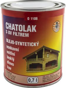 HB-Lak Chatolak O1108, lak na dřevo a kov, lesk, 700 ml