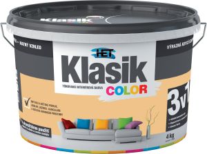Het Klasik Color malířská barva, 0637 žluto-oranžová, 4 kg