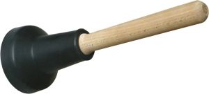 Spokar zvon gumový na čištění odpadů, průměr 10 cm