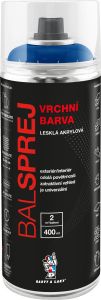 BALSPREJ vrchní univerzální akrylová barva ve spreji, RAL 5015 nebeská modrá, 400 ml