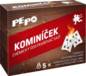 PE-PO Kominíček chemický odstraňovač sazí, 5× 14 g