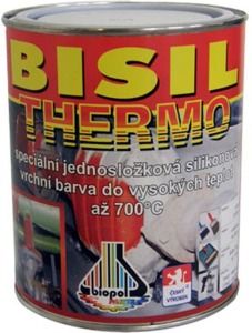 Bisil Thermo žáruvzdorná barva 700 °C, stříbrná, 80 g