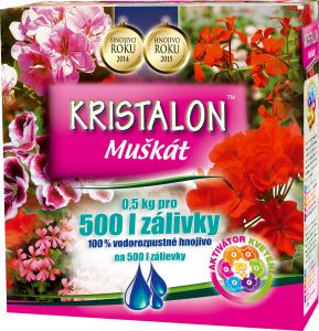 Agro Kristalon Muškát, hnojivo na muškáty, 500 g
