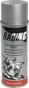 Auto-K Racing žáruvzdorná barva 650 °C, stříbrná, 400 ml