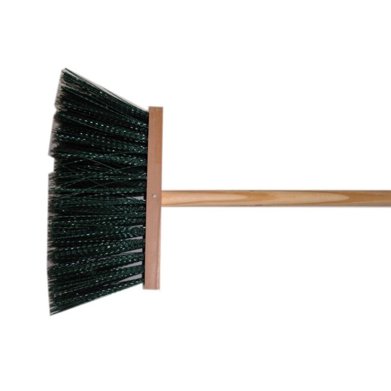 Koště s holí dřevěné - barevné 25x6cm                          