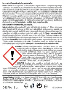 Ideal Duha růžová, barva na textil na bavlnu, viskozu a len, na 300 g látky, 15 g