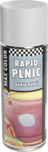 Max Color Rapid plnič ve spreji, základový a plnící nástřik, šedý, 400 ml