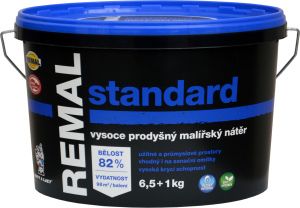 REMAL Standard vysoce prodyšná barva na zeď, 6,5+1 kg