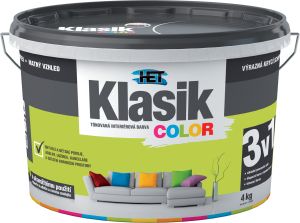 Het Klasik Color malířská barva, 0597 zelená limetková, 4 kg
