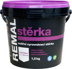 REMAL Stěrka na zeď vyrovnávací štuk, 1,5 kg