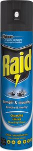 Raid sprej proti létajícímu hmyzu, proti komárům a mouchám, 400 ml