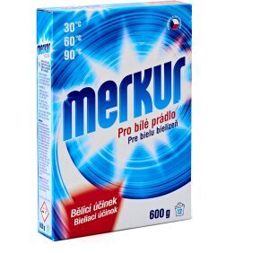 Merkur bílá síla prací prášek pro bílé, 600 g
