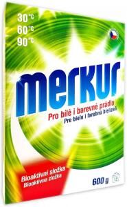 Merkur pro bílé i barevné prádlo, univerzální prací prášek, 600 g