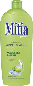 Mitia Apple & Aloe tekuté mýdlo, náplň, 1 l