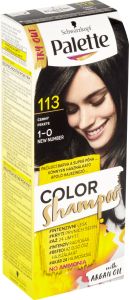 Obrázek 1. produktu Schwarzkopf Palette Color Shampoo barva na vlasy 113 černá, 50 ml