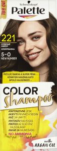 Schwarzkopf Palette Color Shampoo barva na vlasy 221 středně hnědá, 50 ml