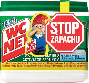 WC NET aktivátor septiků, 16 kapslí, 288 g