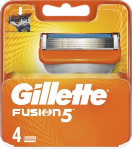 Gillette Fusion, náhradní hlavice, balení 4 kusy