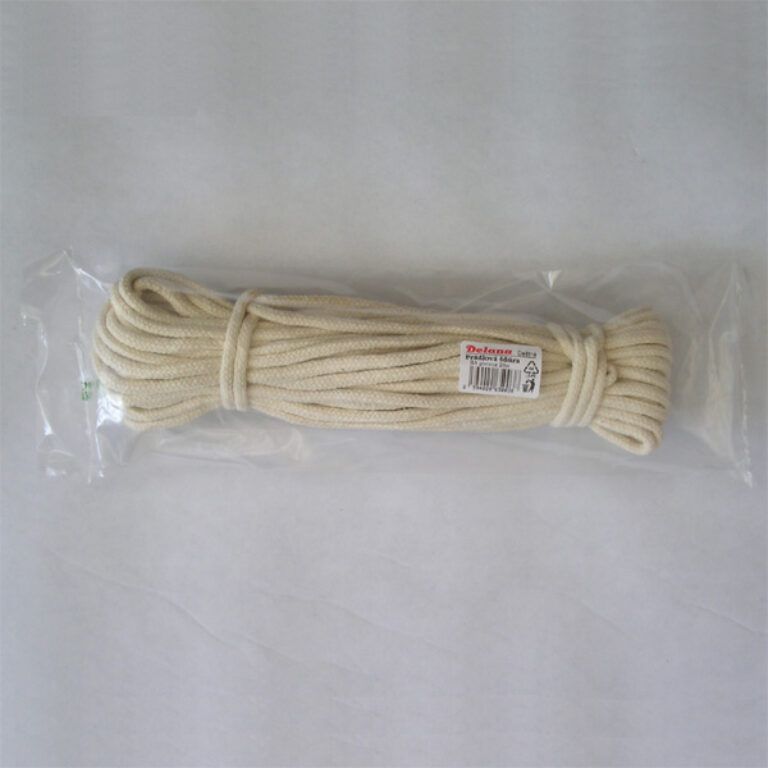 šňůra prádelní 20m pletená bavlna                          