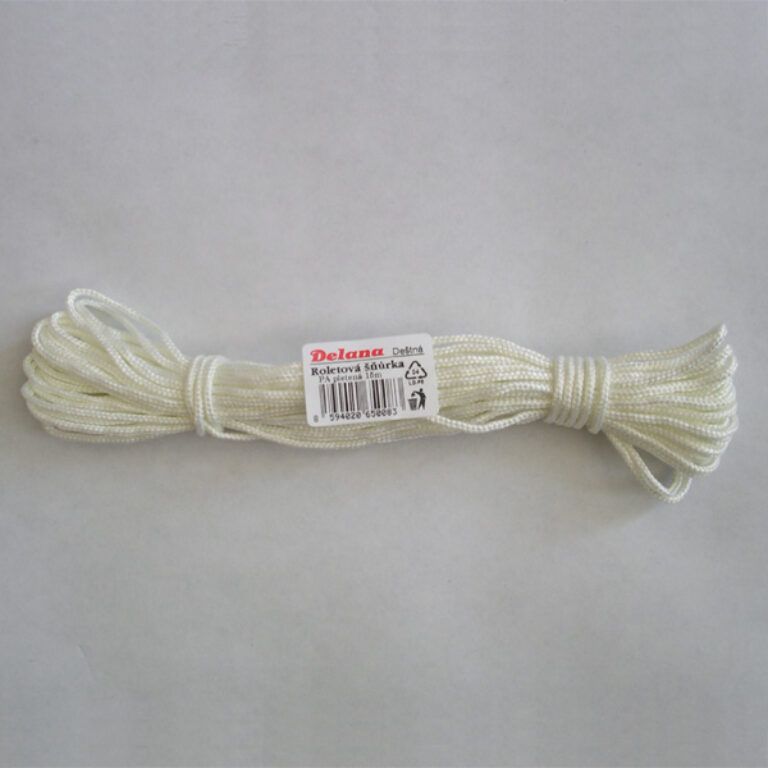 šňůra roletová PA pletená 15m                          