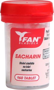 Fan sladidla, sacharin, stopní sladidlo, 160 tablet, 10 g