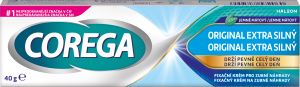Corega extra silný, fixační krém na zubní náhrady, 40 g