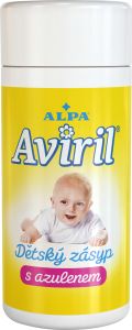 Alpa Aviril dětský zásyp s azulenem, 100 g